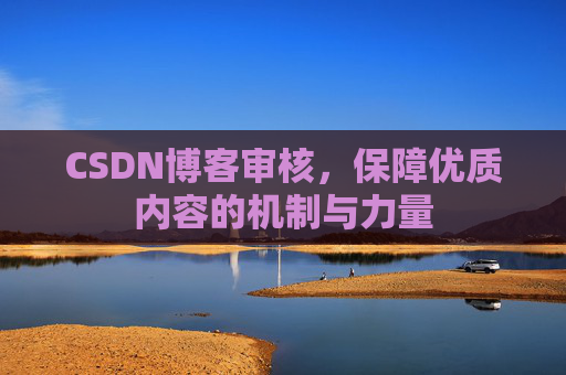 CSDN博客审核，保障优质内容的机制与力量